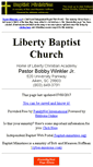 Mobile Screenshot of aiken.liberty-baptist-church.us