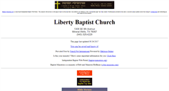 Desktop Screenshot of mineral-wells.liberty-baptist-church.us